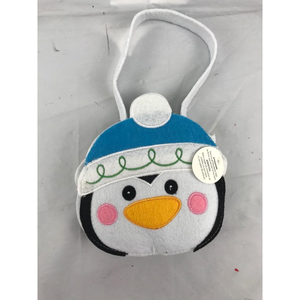 Miniature penguin bag felt